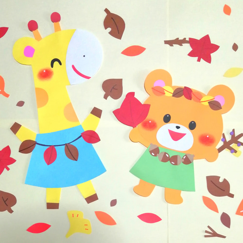 秋壁面飾り　落ち葉100枚　葉っぱサイズ2種類を各50枚　② 秋壁面飾り 落ち葉100枚 葉っぱサイズ2種類を各50枚 ② 落ち葉