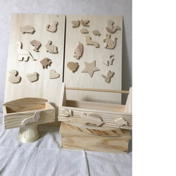 手作り木工キット　木製雑貨【ティッシュボックス】ハンドメイド　ボックス 9枚目の画像