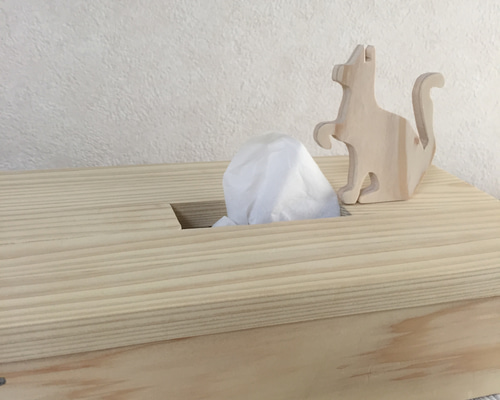 手作り木工キット 木製雑貨【ティッシュボックス】ハンドメイド
