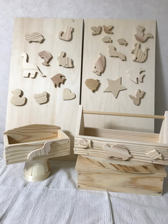 手作り木工キット　木製雑貨【ラック】ハンドメイド　ボックス 9枚目の画像