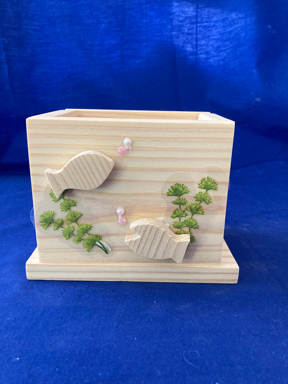 手作り木工キット　木製雑貨【スタンド】ハンドメイド　ボックス 1枚目の画像