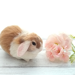 受注制作】オーダーメイド#羊毛フェルトのうさぎさん 羊毛フェルト