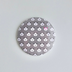 【SALE】パンダの缶ミラー 5枚目の画像