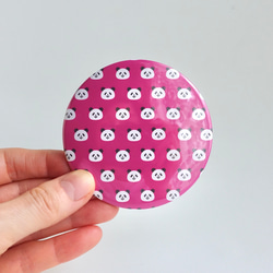 【SALE】パンダの缶ミラー 17枚目の画像