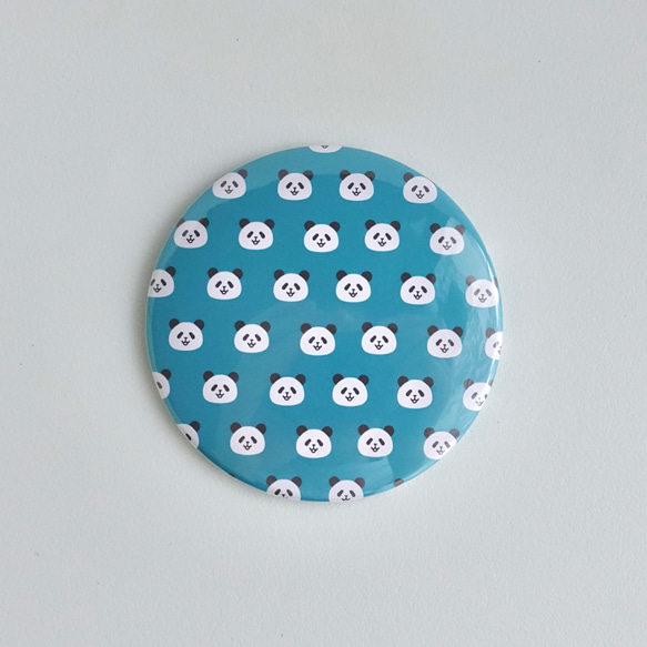 【SALE】パンダの缶ミラー 9枚目の画像