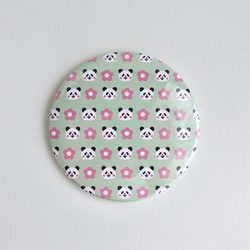 【SALE】パンダの缶ミラー 13枚目の画像