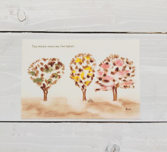 癒しの絵　パステル画　水彩画 癒しのアート 絵画 新作人気 癒しの水彩画1073 桜 （SAKURA 桜
