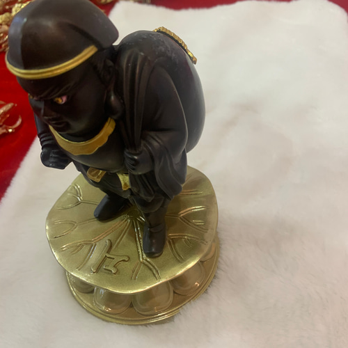 最高級 仏像 七福神大黒天立像 財神 銅製品 仏教工芸品 彫刻