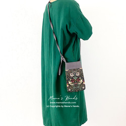 &lt;4色流蘇可選&gt; Stylish Strawberry Thief William Morris Crossbody 第7張的照片