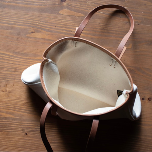 ディアスキン 鹿革 ヌバックレザー A4サイズ対応トートバッグ