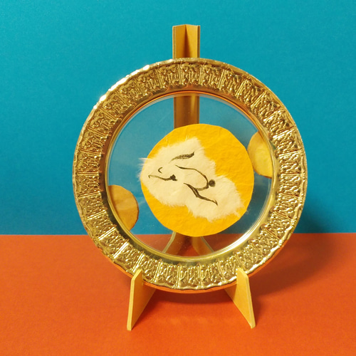 書道作品 シルバー フレーム