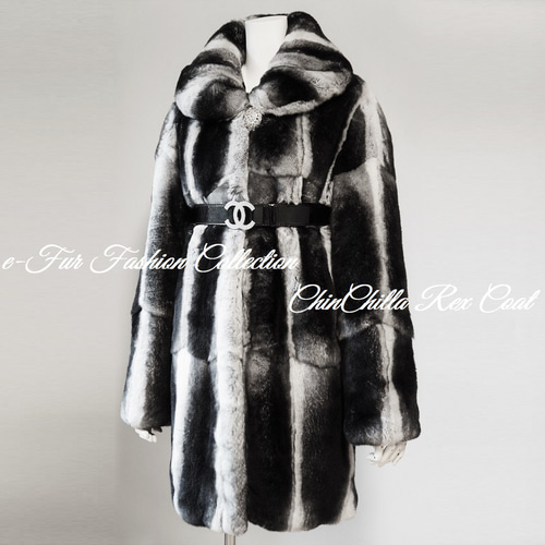 【訳あり格安】チンチラ　ファーコート　ベスト　毛皮　リアルファー　本革　コート 訳あり格安】チンチラ ファーコート ベスト 毛皮 リアルファー