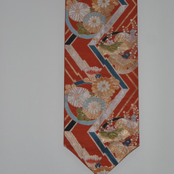 ✴テーブルランナー　タペストリー　正絹　帯生地使用　ピンク　大　ハンドメイド ☆0009帯タペストリー/テーブルランナー（棒付き） その他インテリア