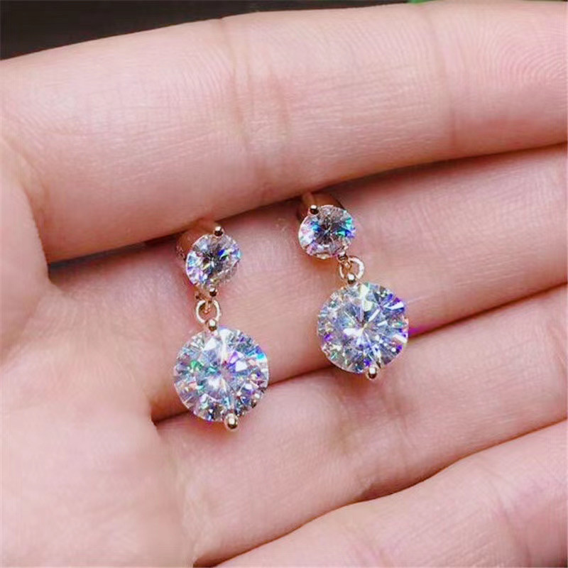 モアサナイト ダイヤモンド ピアス K18WG | www.schmetterlinghaus.at