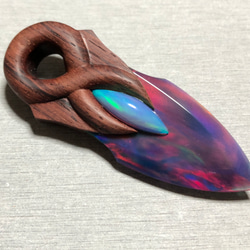 青と緑のメノウナイフ その他アート 虹樹のカケラ 通販 7744745