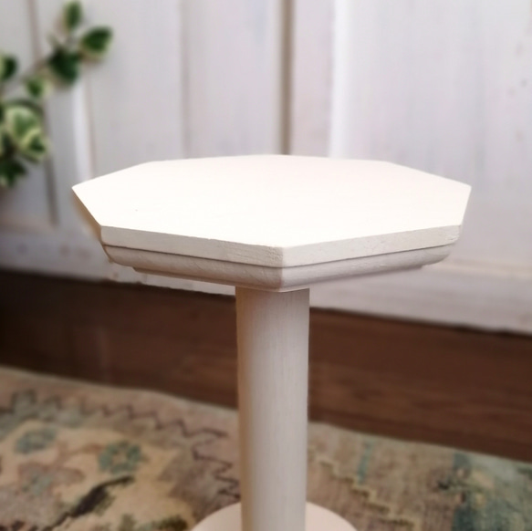 【高さ35センチ】木製飾り台 スツール 「Stool No.1」(TOLL 350 タイプ) 10枚目の画像