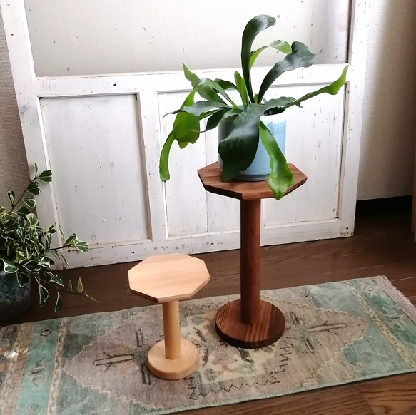 【高さ35センチ】木製飾り台 スツール 「Stool No.1」(TOLL 350 タイプ) 19枚目の画像