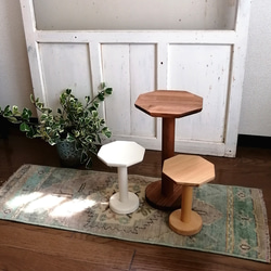 【高さ35センチ】木製飾り台 スツール 「Stool No.1」(TOLL 350 タイプ) 16枚目の画像