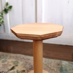 【高さ35センチ】木製飾り台 スツール 「Stool No.1」(TOLL 350 タイプ) 8枚目の画像