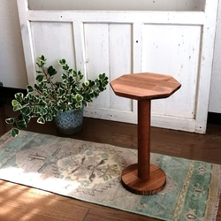 【高さ35センチ】木製飾り台 スツール 「Stool No.1」(TOLL 350 タイプ) 1枚目の画像