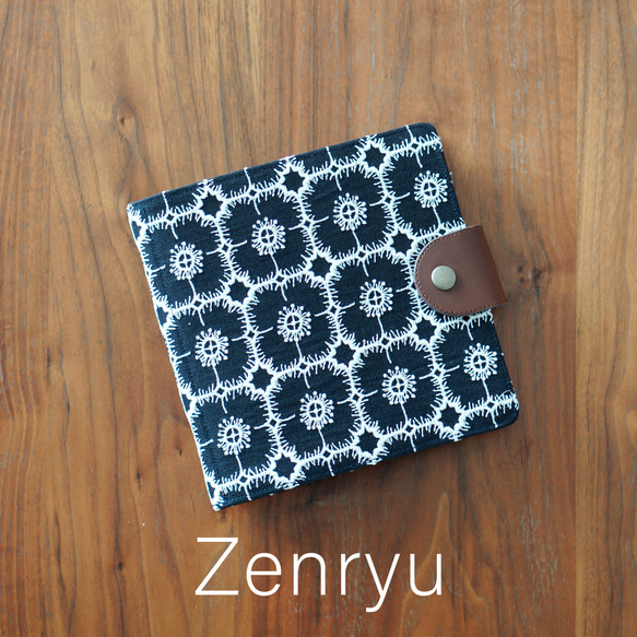 ミナペルホネン　アネモネ　ネイビー　ミニ6システム手帳 ミナペルホネン アネモネ ネイビー ミニ6システム手帳 【公式通販】