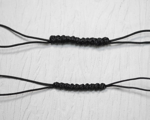 太or太－細ハードタイプ・ストラップコード製手作り根付紐☆根付を付け