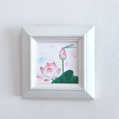 Creema限定 日本画/原画《蓮》 絵画 Blancheur art 通販