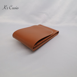 ヌメ革　ベルト通し型スマホケース縦型【送料無料】 3枚目の画像