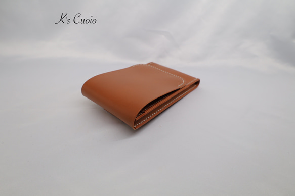 ヌメ革　ベルト通し型スマホケース縦型【送料無料】 3枚目の画像