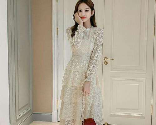 チュールレース長袖ワンピース 楽天市場】チュールレースドッキングワンピース レディース ワンピース