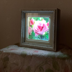 シャドーボックス薔薇✨ライティングシャドー✨ 4枚目の画像