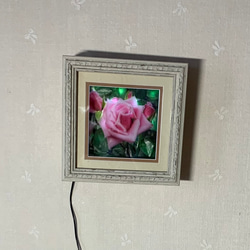 シャドーボックス薔薇✨ライティングシャドー✨ 5枚目の画像