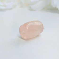 結婚〜　天然石　モルガナイト(ピンク)　天珠　１個 4枚目の画像