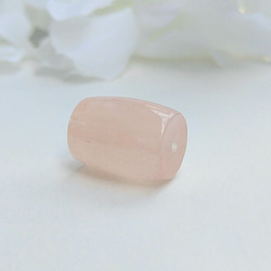 結婚〜　天然石　モルガナイト(ピンク)　天珠　１個 3枚目の画像