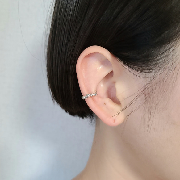 Grains Earcuff / SV925 ≪送料無料≫KY-028C 3枚目の画像