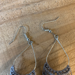 EARRINGS  マクラメ編みピアス 4枚目の画像