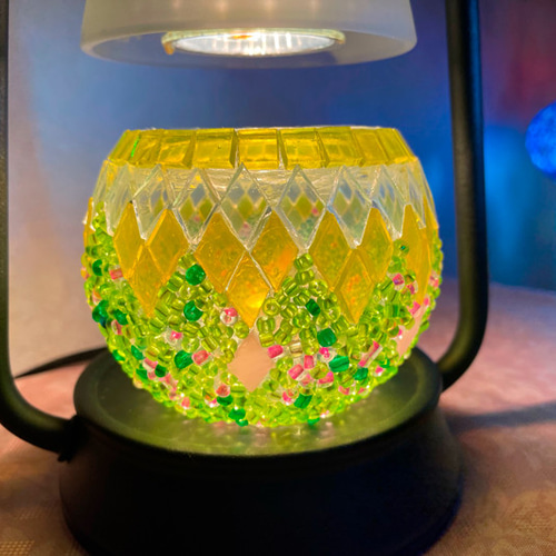 キャンドルウォーマー　ランプ トルコランプキャンドルホルダーとアロマキャンドルウォーマーランプの