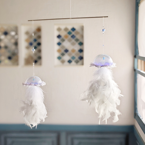 クラゲモビール ミズクラゲ くらげ ゼリーフィッシュ サンキャッチャー