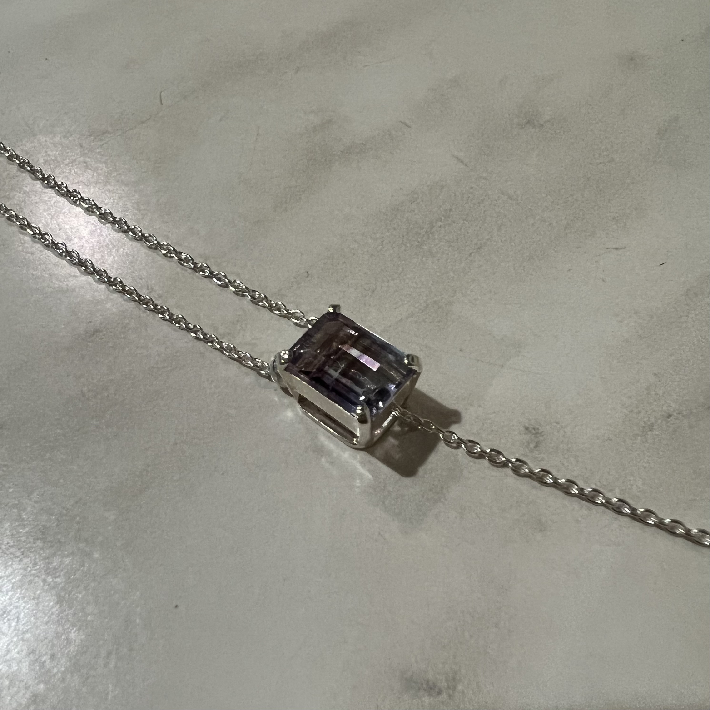 アジャスターネックレス＿フローライト 　/　Fluorite ＿Necklace