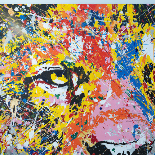 カラフルライオン LION (multi color edition) 絵画 TOMOYA 通販 14425582｜Creema