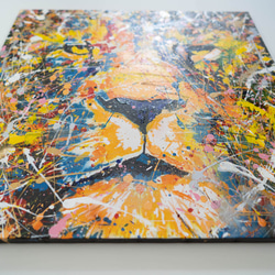 Title "LION (multi color edition)" contemporary paint 第5張的照片