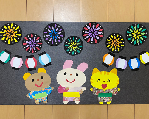 ☆アイアン・壁掛け・夏祭り・花火・浴衣・着物・ミニチュア・吊るし飾り・クラフト☆ ☆アイアン・壁掛け・夏祭り・花火・浴衣・着物・ミニチュア