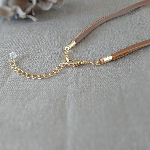 天然素材 クリーム色 ネックレス 000000011069_AHnOfZW.jpg