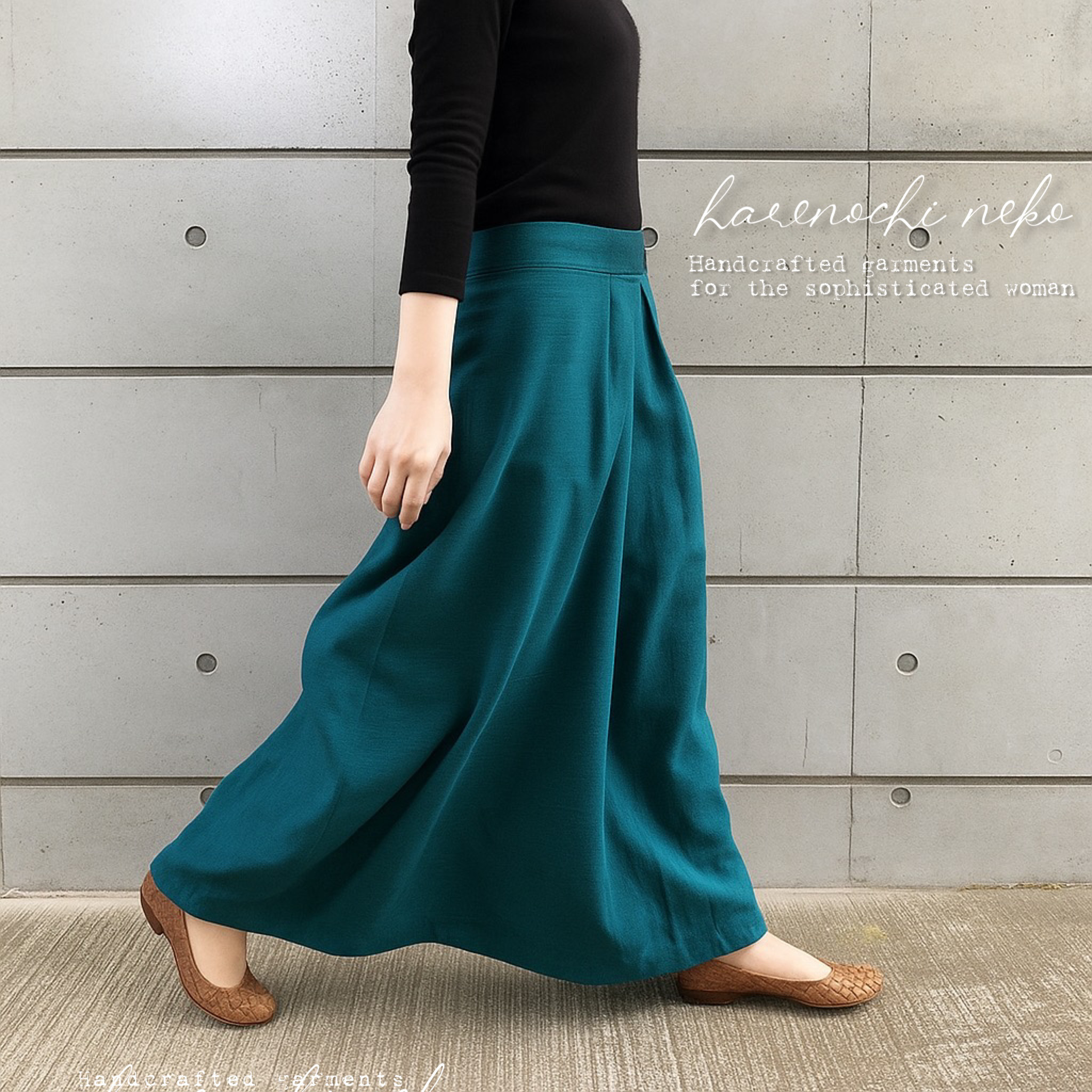 12/4再販】□10日内発送□マキシスカート好きが作った歩く度揺れる