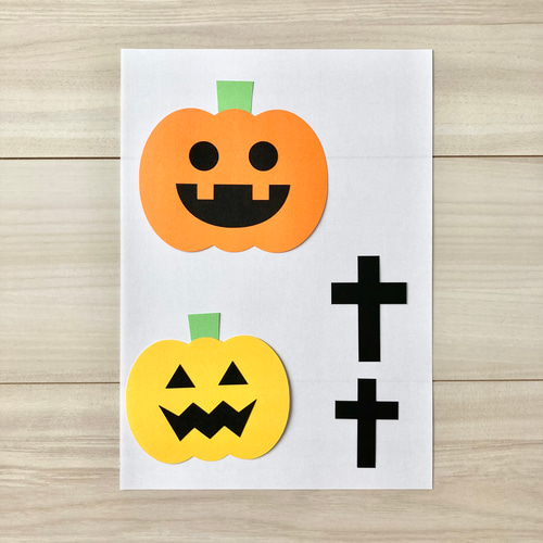 デザイン看板A4】ハロウィンかぼちゃpn飾り☆インテリア絵ブリキ看板