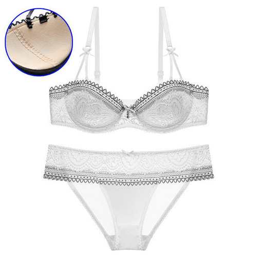 80B ホワイト（通常） 上下セット セクシー下着 レディース ブラジャー