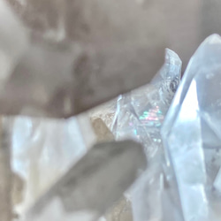 キークリスタル✨タイムリンク　イシス˚✧ヒマラヤ マニカラン産　水晶 虹　原石 6枚目の画像