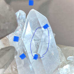 キークリスタル✨タイムリンク　イシス˚✧ヒマラヤ マニカラン産　水晶 虹　原石 2枚目の画像