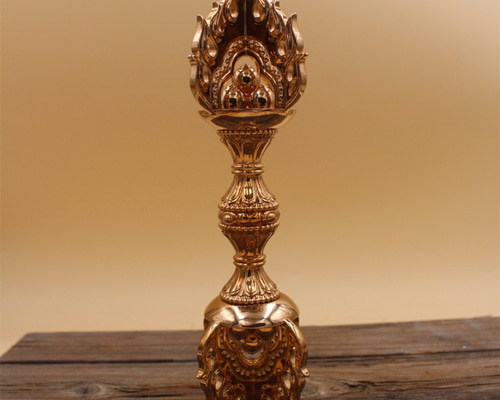 【修縁堂】 密教法具 真言宗 法器 三鈷杵 金剛杵真鍮製 vajra13cm 修縁堂】密教法具 三鈷杵 金剛杵 仏具法器 真鍮 vajra13cm