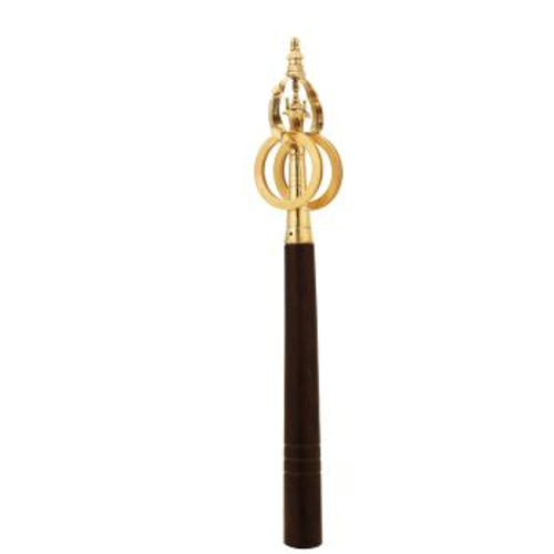 仏教美術　銅製　仏具　遊環　錫杖　箱付　C　8715 仏教美術 銅製 仏具 遊環 錫杖 箱付 C 8715
